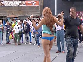 Watch XXX Video Naked Ginger Victim Led Through Madrid